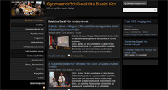 Desktop Screenshot of galaktikaklub.hu