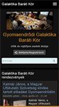 Mobile Screenshot of galaktikaklub.hu