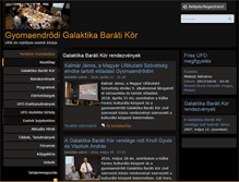 Tablet Screenshot of galaktikaklub.hu